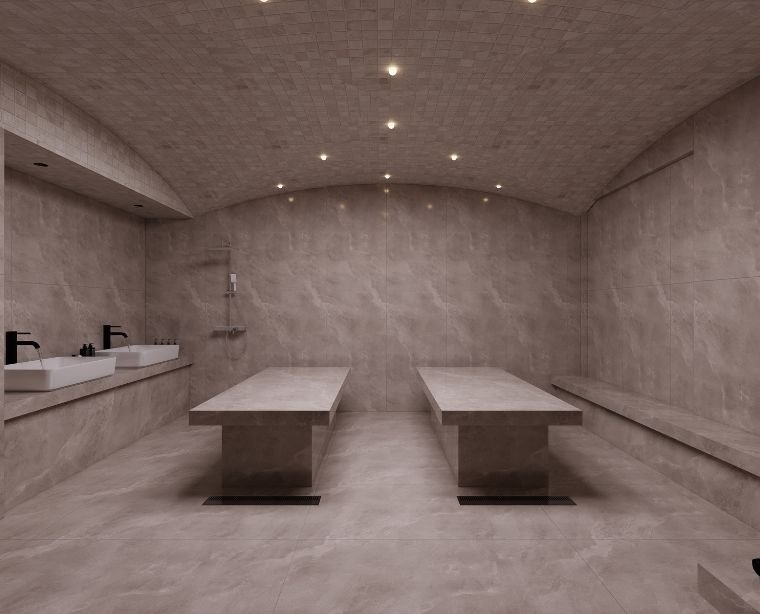 Moroccan hammam room at Young Spa Sheraton Abu Dhabi